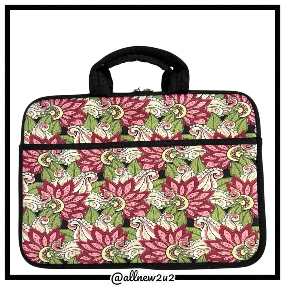 New Laptop and iPad Padded Carrier with interior pockets, zippered front pocket